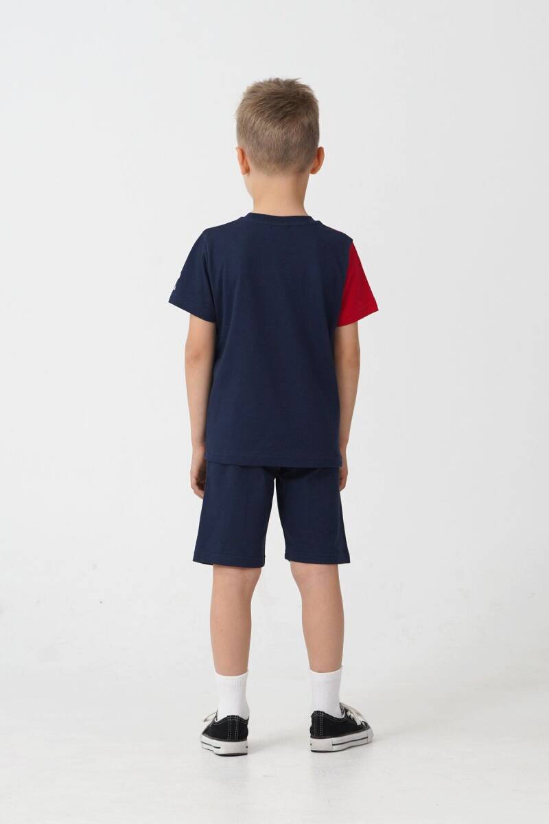 U.S. Polo Assn. Erkek Çocuk Bisiklet Yaka Yazlık Lacivert Bermuda Takım US2407-C-V1 - 3