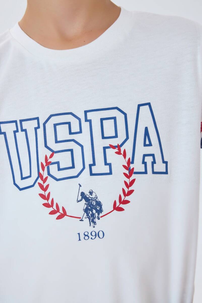 U.S. Polo Assn. Erkek Çocuk Bisiklet Yaka Nakışlı Yazlık Regular Fit Mavi Bermuda Takım US2409-C-V2 - 5