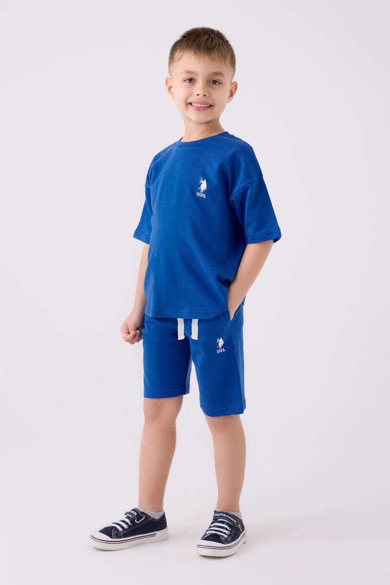 U.S. Polo Assn. Erkek Çocuk Mavi Bermuda Takım U.S. Polo Assn. Erkek Çocuk Mavi Bermuda Takım