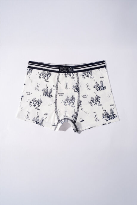 U.S. Polo Assn. Erkek Çocuk Pamuklu Kışlık Regular Fit Lacivert Boxer US2252-C-V1 - 4