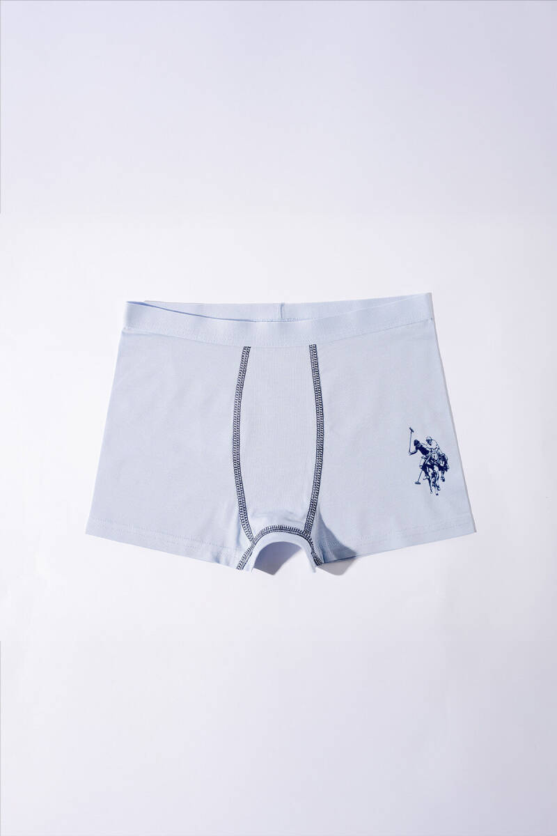 U.S. Polo Assn. Erkek Çocuk Pamuklu Kışlık Regular Fit Lacivert Boxer US2252-C-V1 - 3