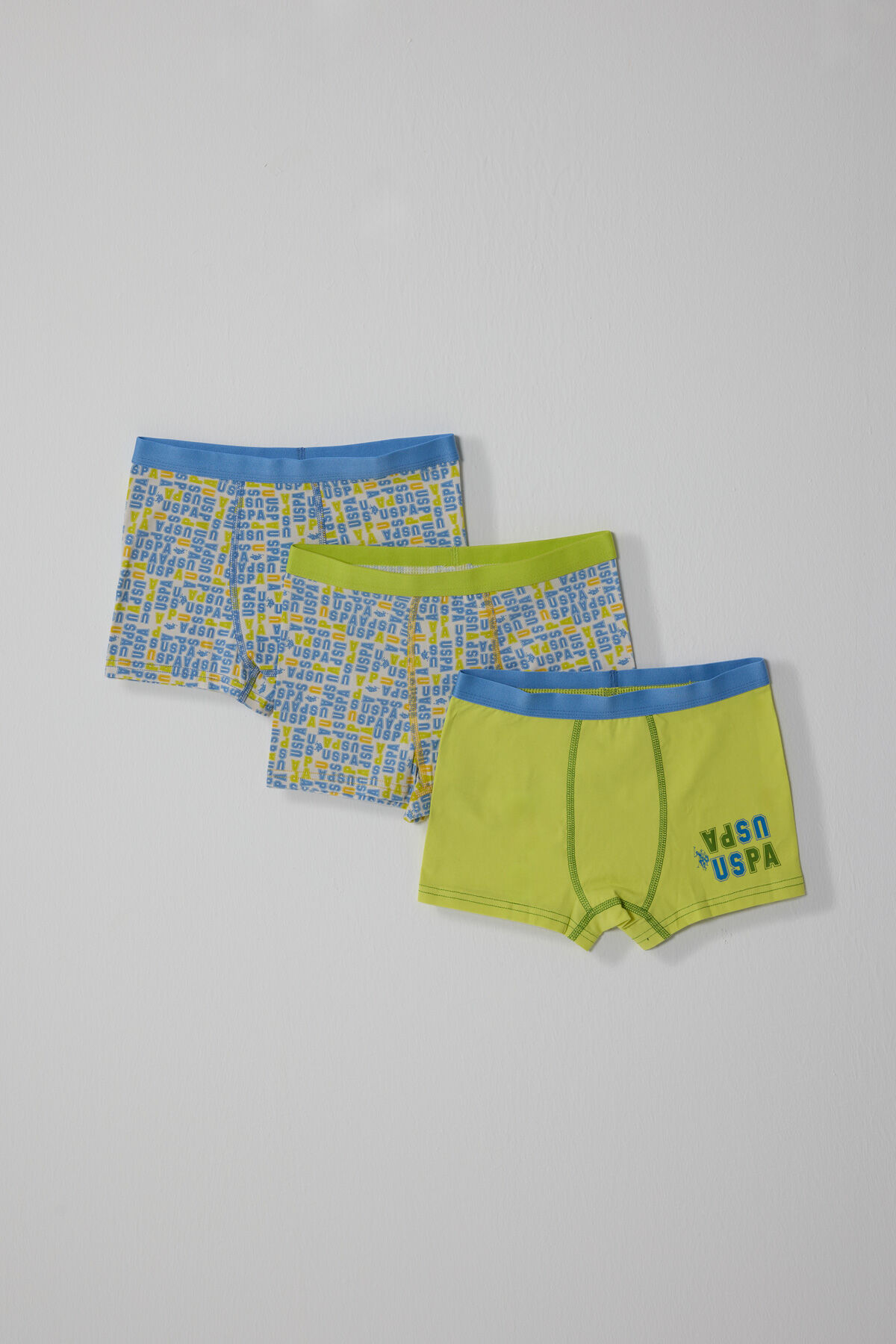U.S. Polo Assn. Erkek Çocuk Yeşil Boxer