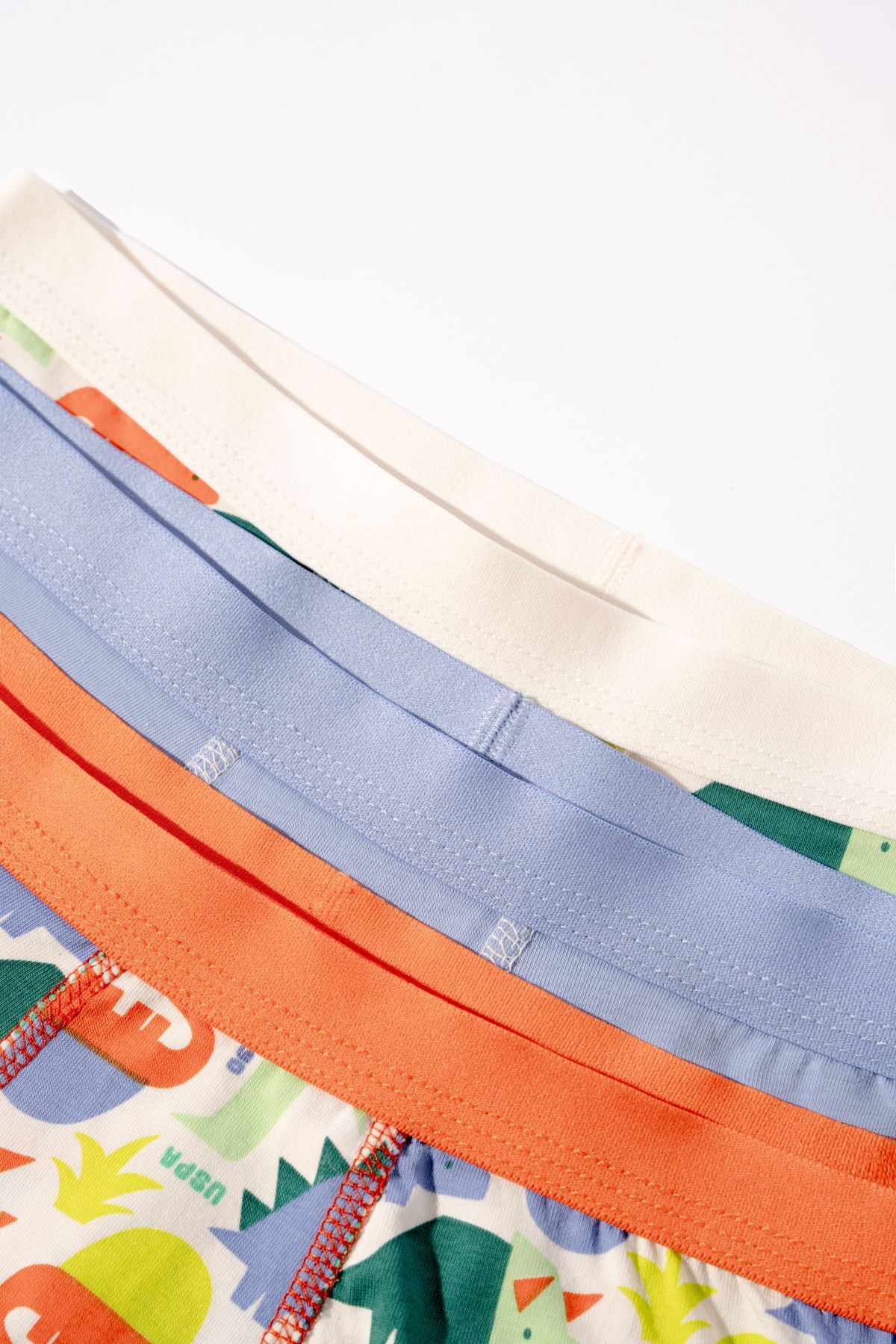 U.S. Polo Assn. Erkek Çocuk Beyaz 3'lü boxer