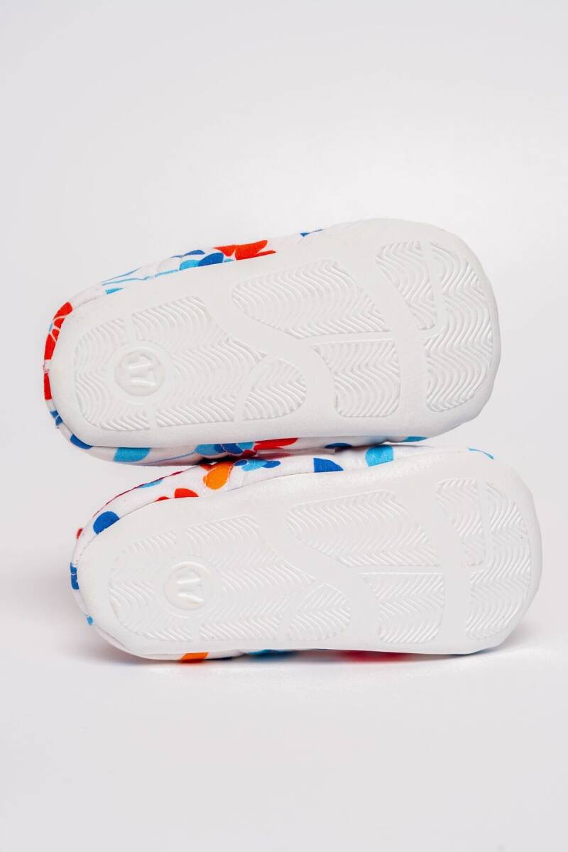 U.S. Polo Assn. Kız Bebek Nakışlı Yazlık Regular Fit Beyaz Ayakkabı USB3003-C-V1 - 5