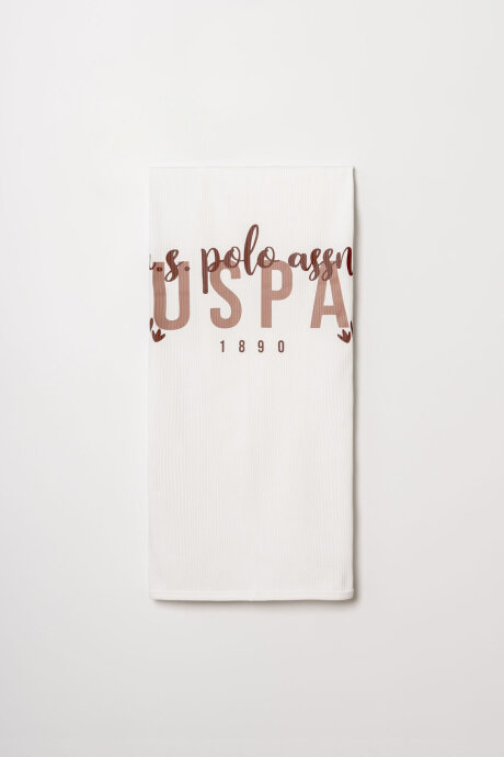 U.S. Polo Assn. Kız Bebek Pamuklu Hakim Yaka Nakışlı Yazlık Regular Fit Beyaz Hastane Çıkışı USB2950-C-V1 - 5