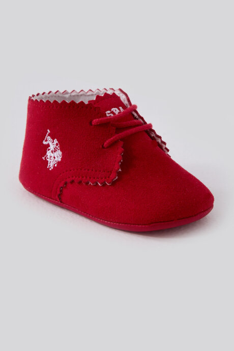 U.S. Polo Assn. Kız Bebek Kışlık Regular Fit Kırmızı Ayakkabı USB2185-C-V2