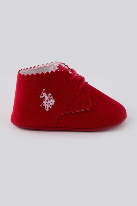 U.S. Polo Assn. Kız Bebek Kışlık Regular Fit Kırmızı Ayakkabı USB2185-C-V2 (1)