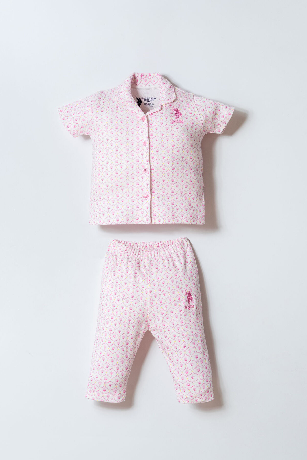 U.S. Polo Assn. Kız Bebek Pembe Takım