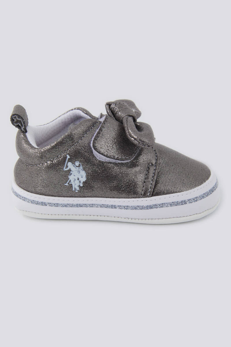 U.S. Polo Assn. Kız Bebek Gri Bebek Ayakkabı