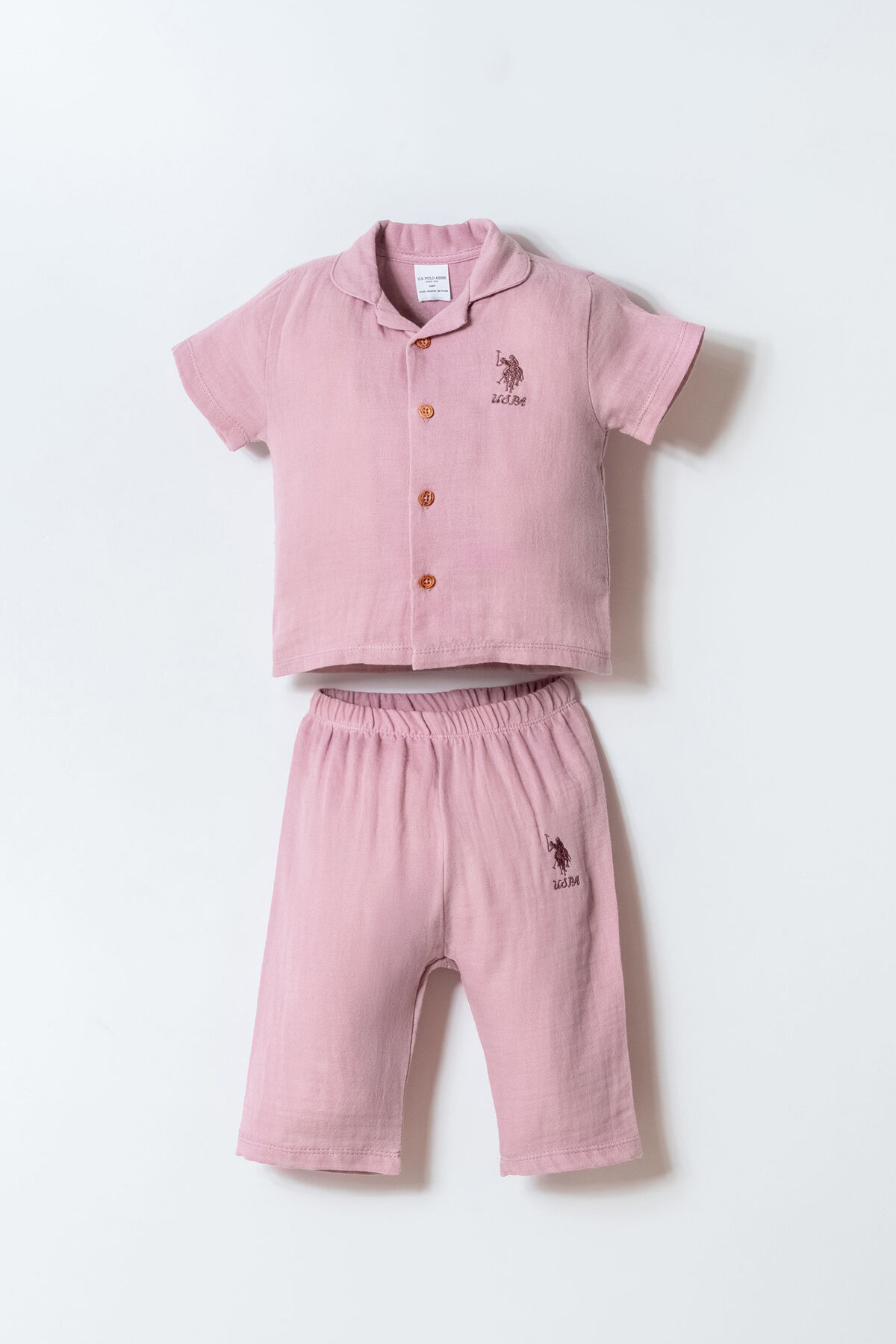U.S. Polo Assn. Kız Bebek Mor Takım