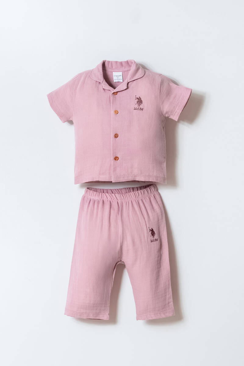 U.S. Polo Assn. Kız Bebek Mor Takım