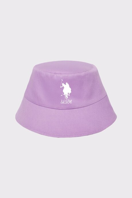 U.S. Polo Assn. Kız Bebek %100 Pamuk Nakışlı Yazlık Regular Fit Mor Şapka USB3044-C-V1