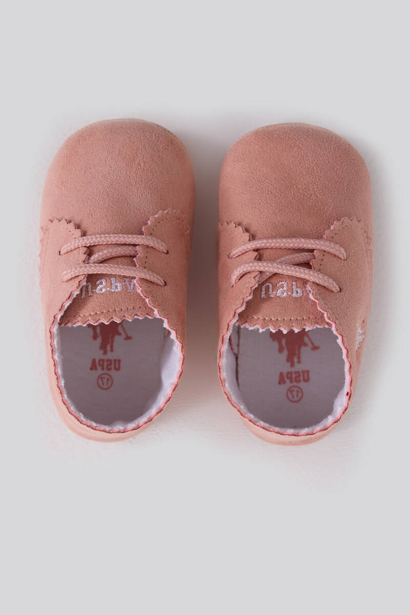 U.S. Polo Assn. Kız Bebek Pamuklu Kışlık Regular Fit Pembe Ayakkabı USB2185-C-V1 - 4