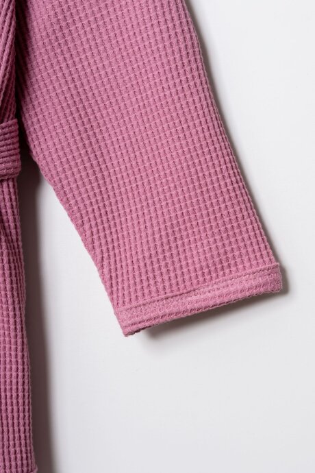 U.S. Polo Assn. Kız Bebek %100 Pamuk V Yaka Nakışlı Yazlık Regular Fit Pembe Bornoz USB3047-C-V1 - 5