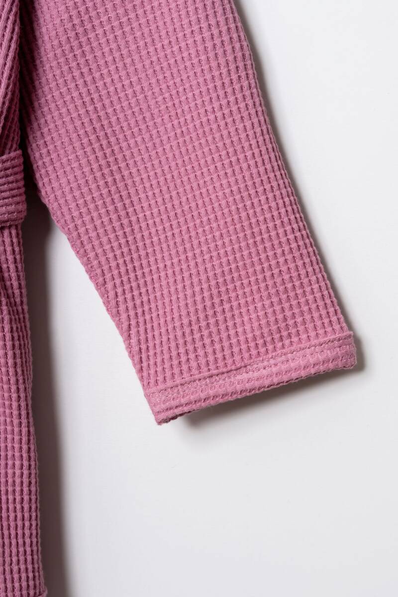 U.S. Polo Assn. Kız Bebek %100 Pamuk V Yaka Nakışlı Yazlık Regular Fit Pembe Bornoz USB3047-C-V1 - 5