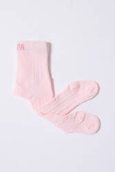 U.S. Polo Assn. Kız Bebek Baskısız Yazlık Regular Fit Pembe Çorap USB1330-B-V2 - 3