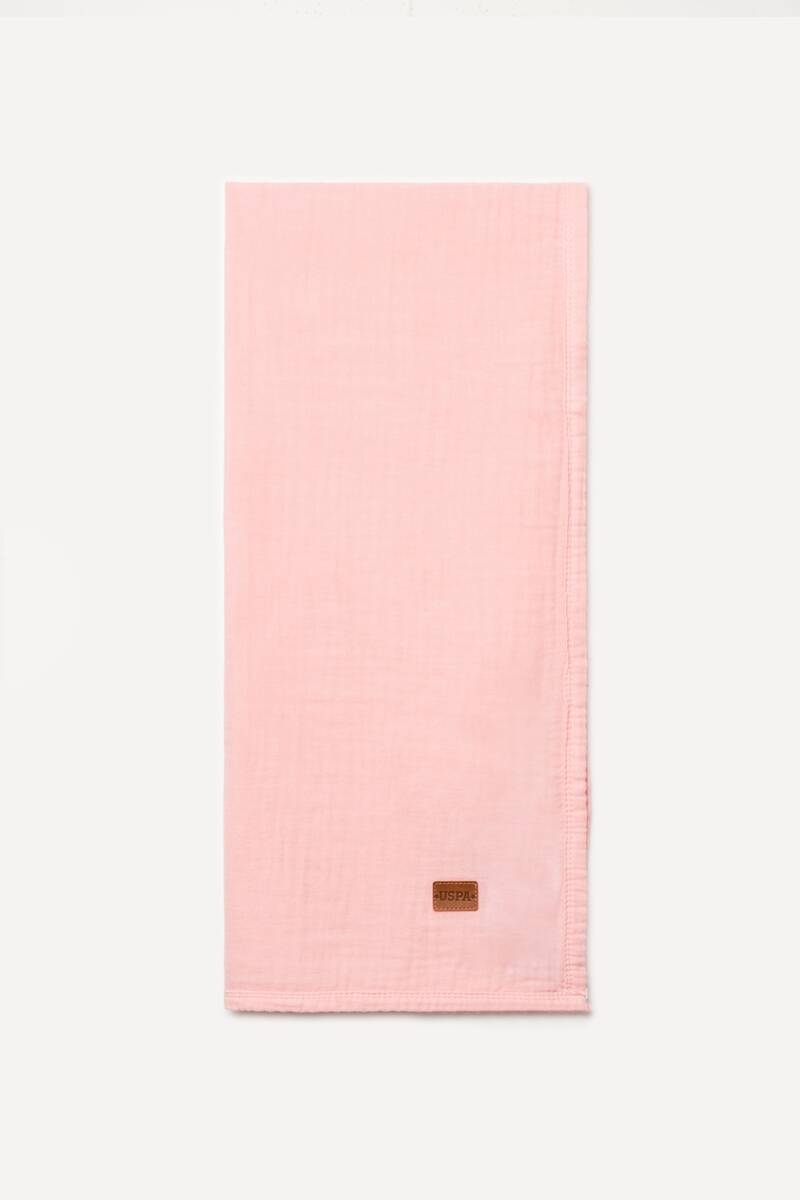 U.S Polo Assn. Kız Bebek Pembe Battaniye
