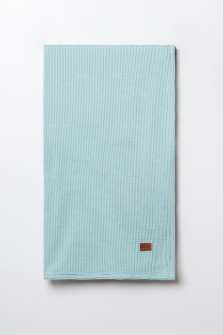 U.S. Polo Assn. Kız Bebek Yazlık Regular Fit Mavi Battaniye USB3046-C-V2