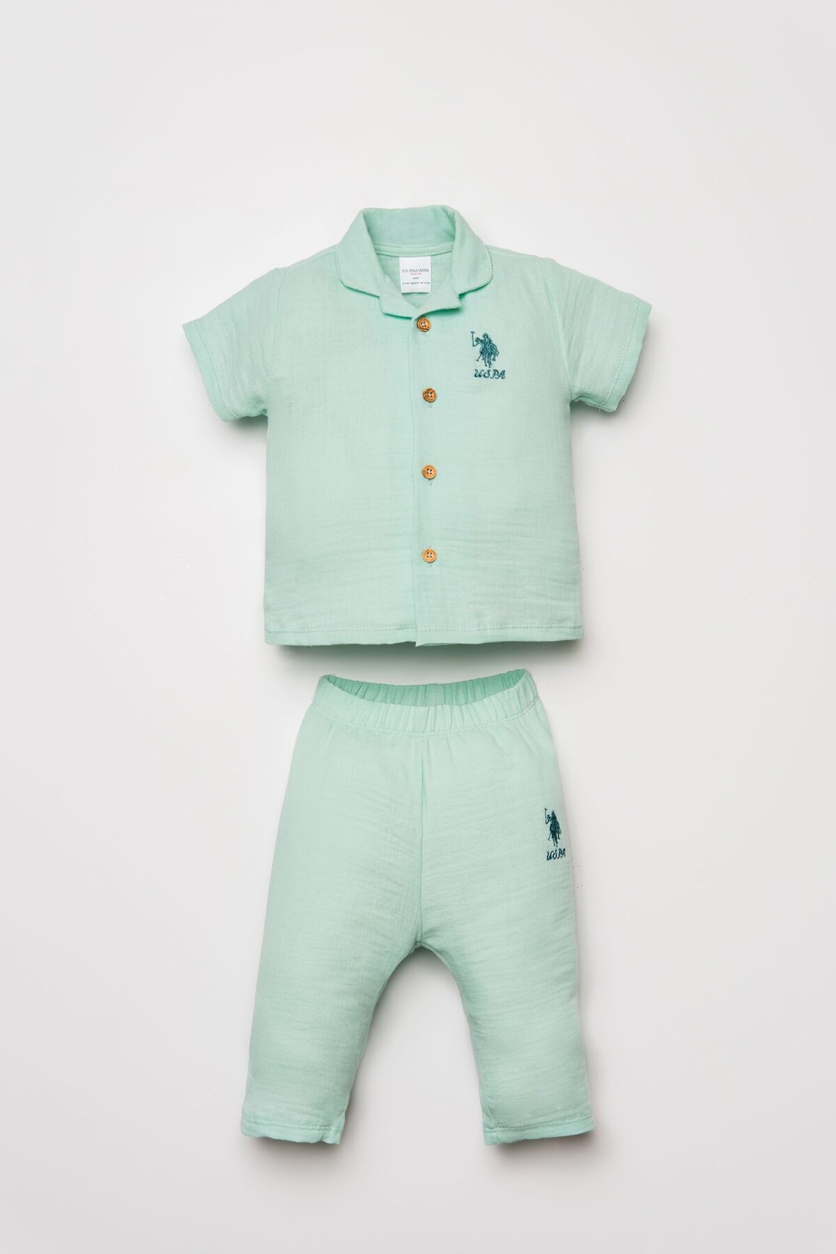 U.S Polo Assn. Kız Bebek Yeşil Takım