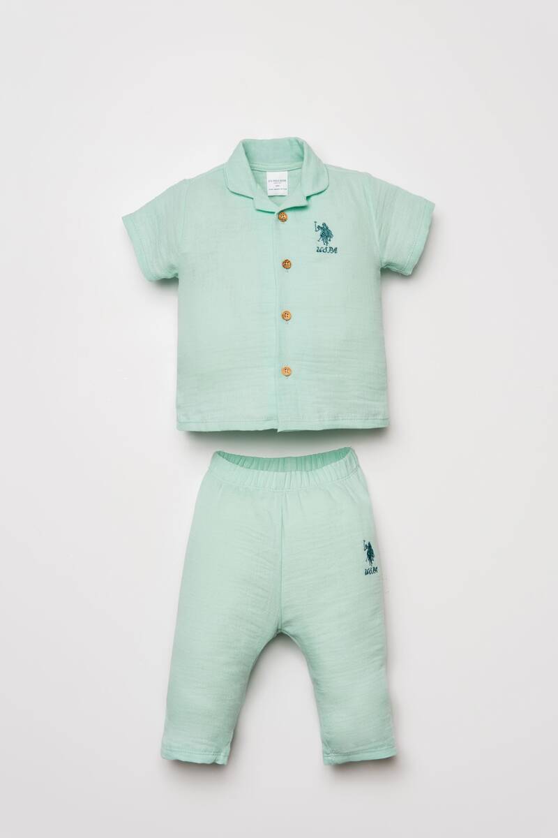 U.S Polo Assn. Kız Bebek Yeşil Takım