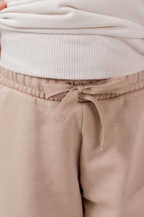U.S. Polo Assn. Kız Çocuk Baskılı Krem Uzun Kol Eşofman Takımı US2706-C-V2 - 4