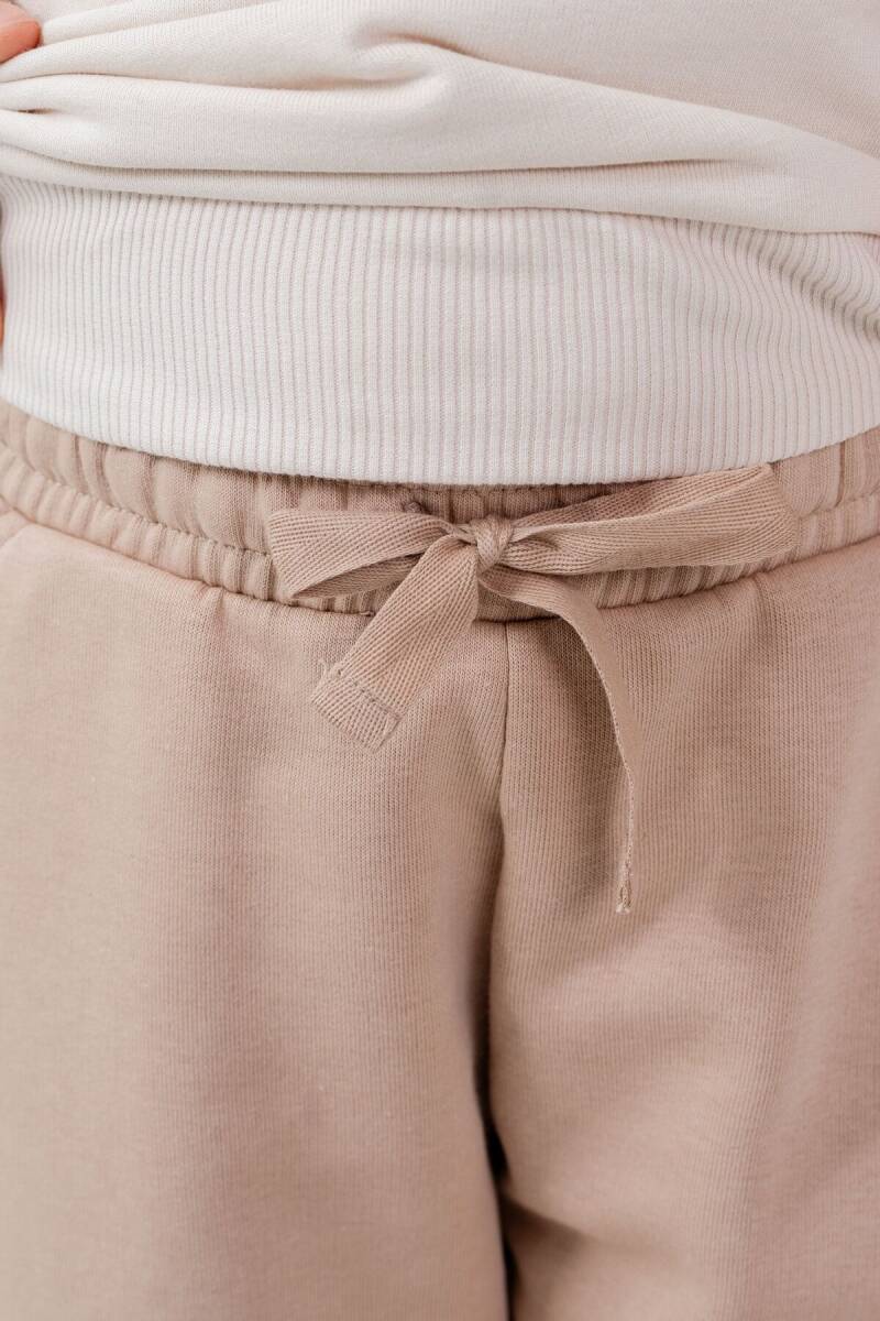 U.S. Polo Assn. Kız Çocuk Baskılı Krem Uzun Kol Eşofman Takımı US2706-C-V2 - 4
