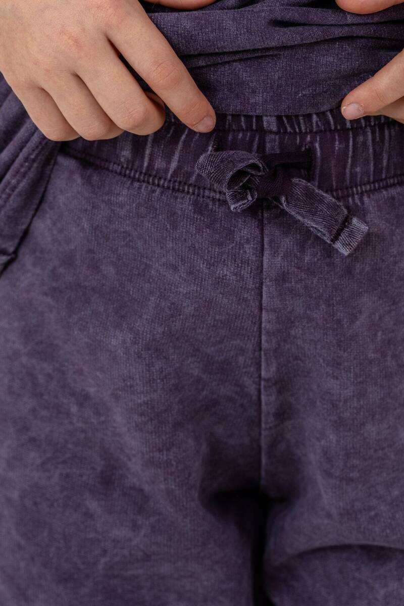 U.S. Polo Assn. Kız Çocuk %100 Pamuk Bisiklet Yaka Nakışlı Yazlık Regular Fit Mor Bermuda Takım US2530-C-V4 - 5