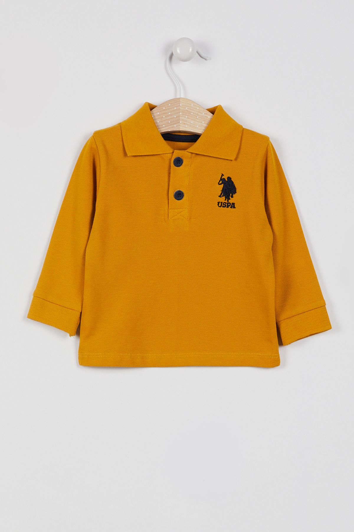U.S. Polo Assn Erkek Bebek Sarı Sweatshirt