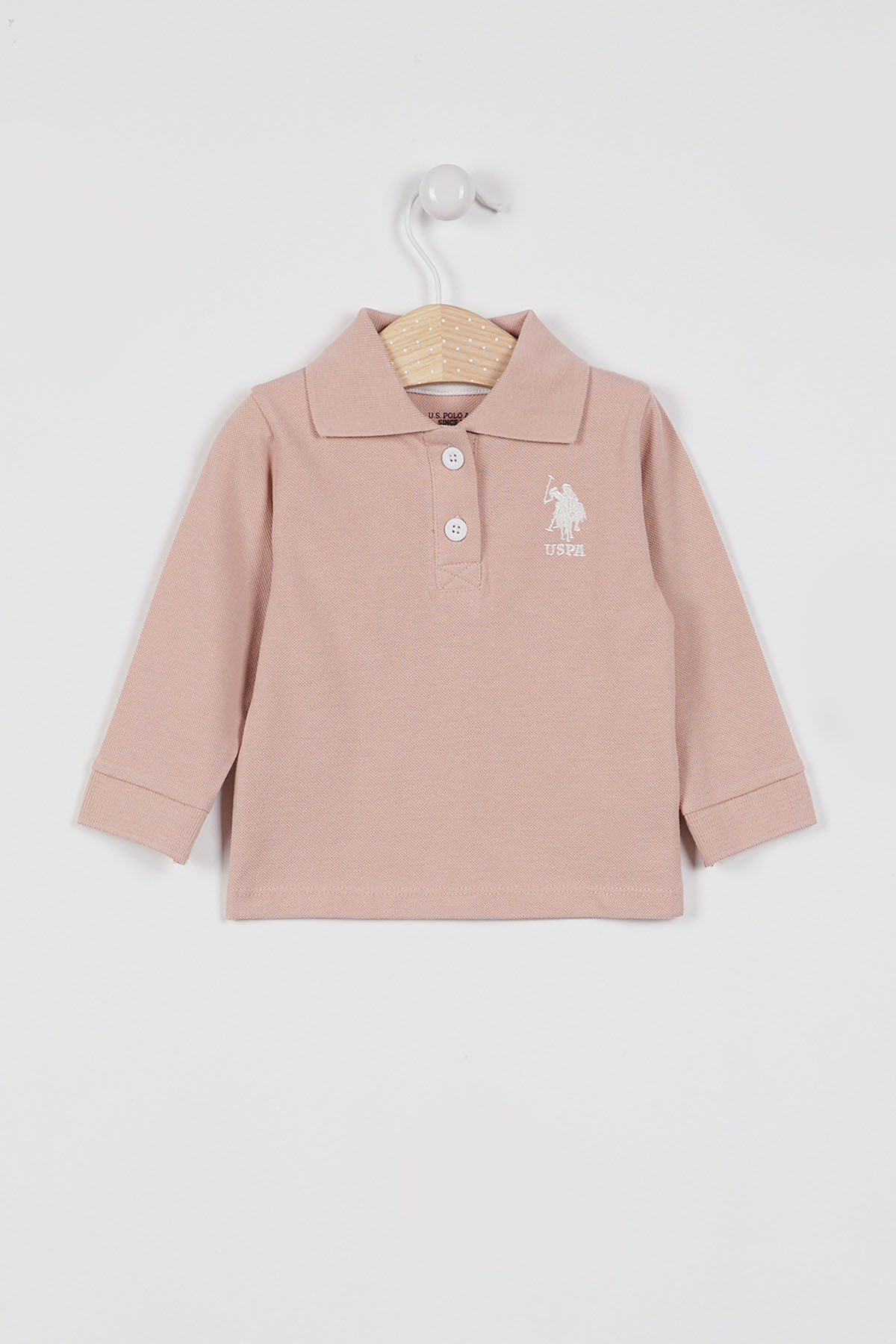 U.S. Polo Assn Kız Bebek Pembe Sweatshirt