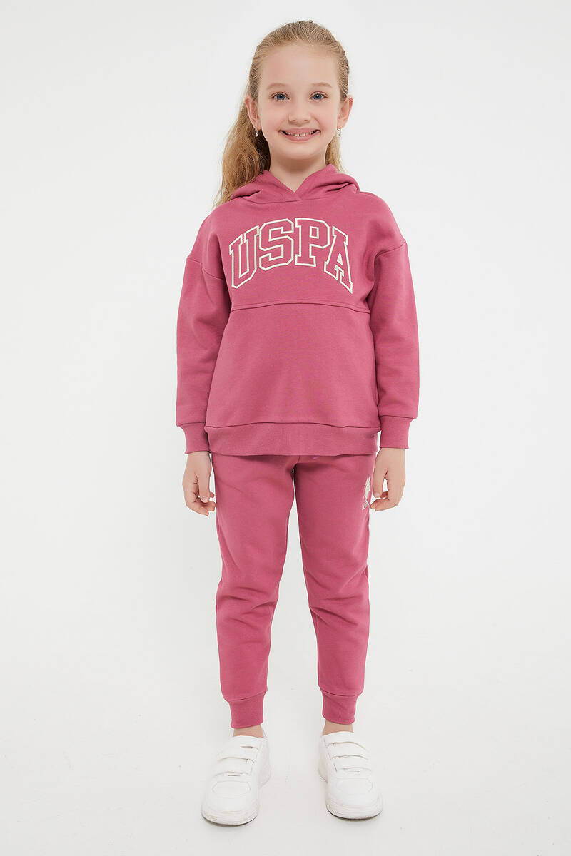 U.S. Polo Assn. Kız Çocuk Pembe Eşofman Takımı U.S. Polo Assn. Kız Çocuk Pembe Eşofman Takımı