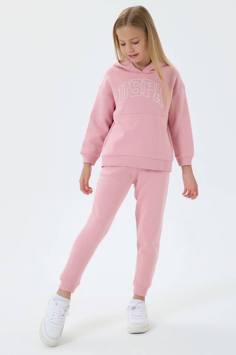 U.S. Polo Assn. Kız Çocuk Pembe Eşofman Takımı U.S. Polo Assn. Kız Çocuk Pembe Eşofman Takımı