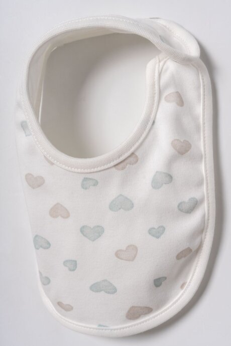 U.S. Polo Assn. Nakışlı Kız Bebek %100 Pamuk Cute Hearts Beyaz Hastane Çıkışı 5’Li Set USB3201-C-V1 - 5