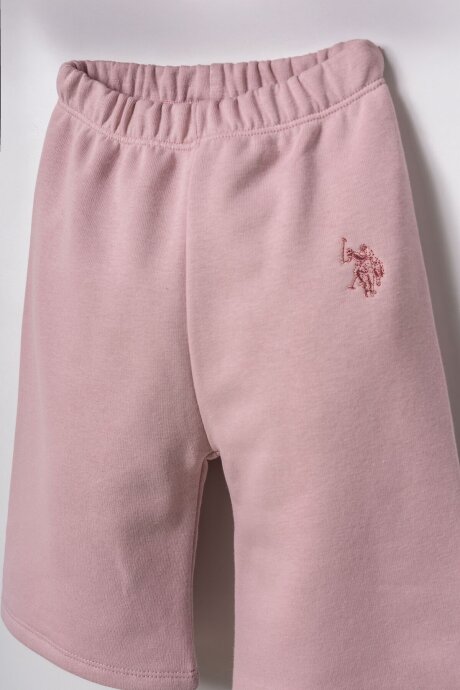 U.S. Polo Assn. Nakışlı Kız Bebek Pembe Uzun Kol Pijama Takım USB3246-C-V4 - 3