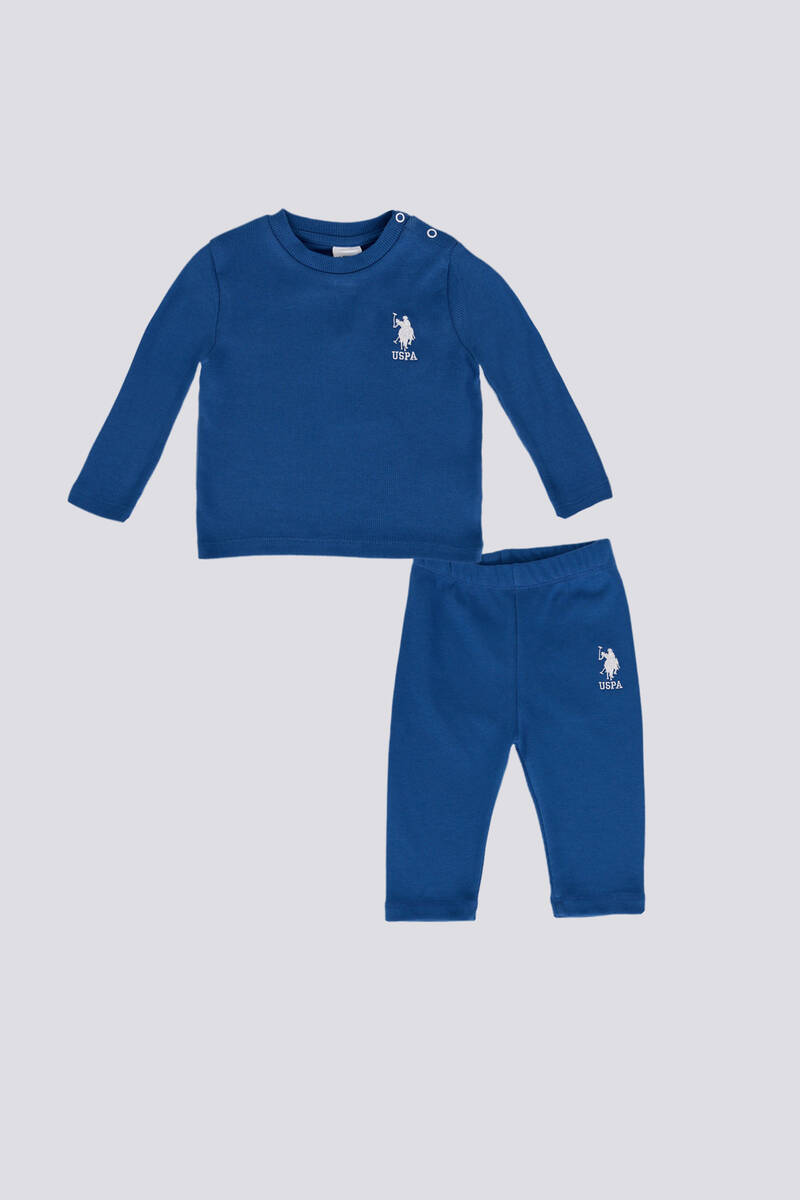 U.S. Polo Assn. Erkek Bebek Mavi 2'li Bebek Takım