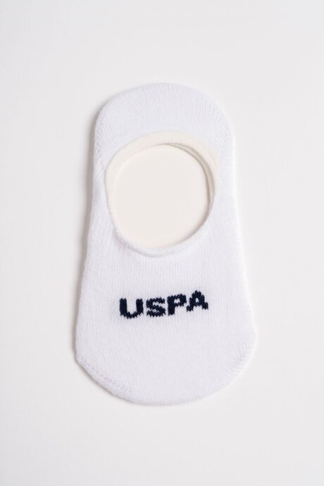 U.S. Polo Assn. Erkek Bebek Pamuklu Pigment Baskılı Yazlık Regular Fit Beyaz Çorap USB2601-C-V1 - 4