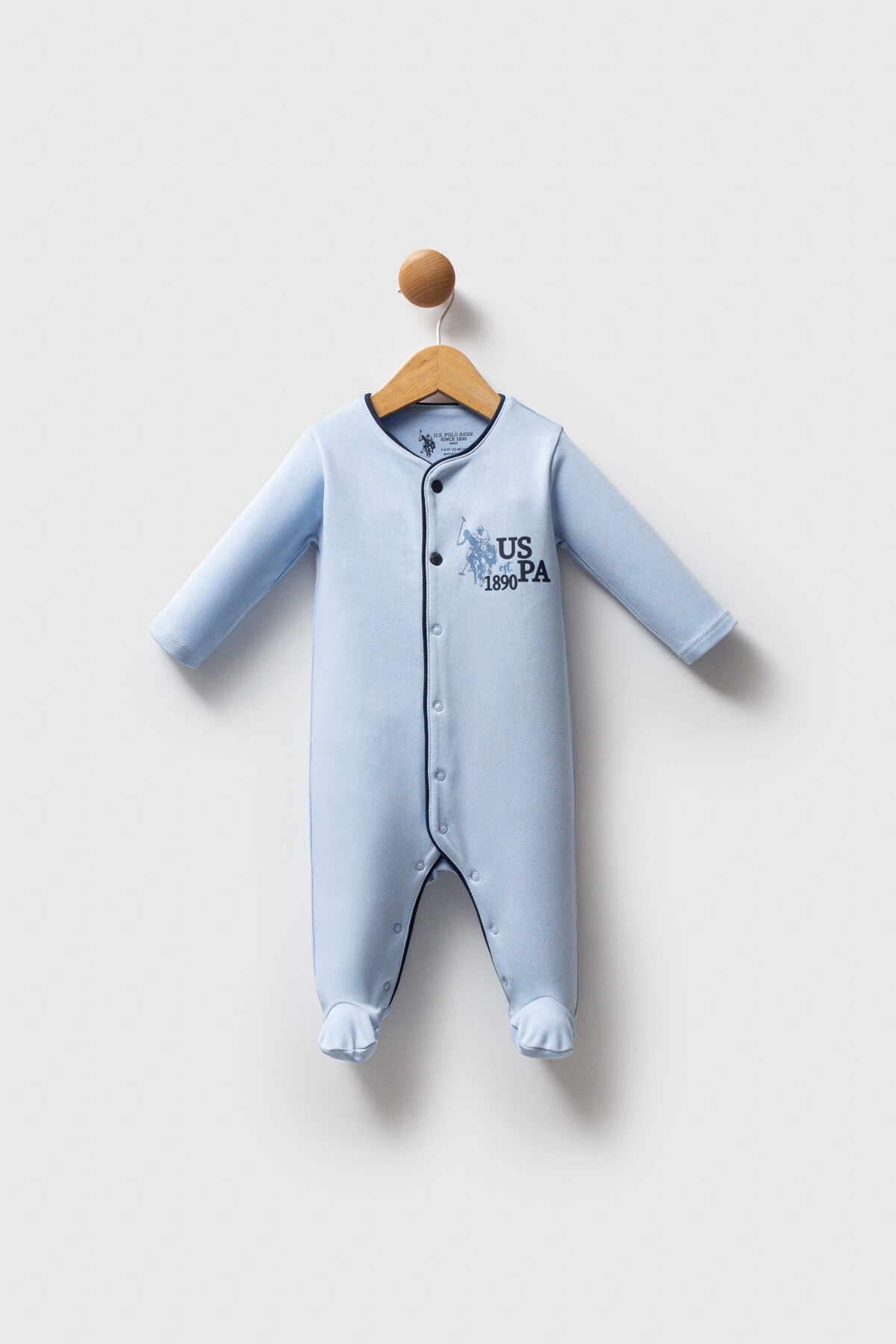 U.S. Polo Assn Erkek Bebek Mavi Tulum