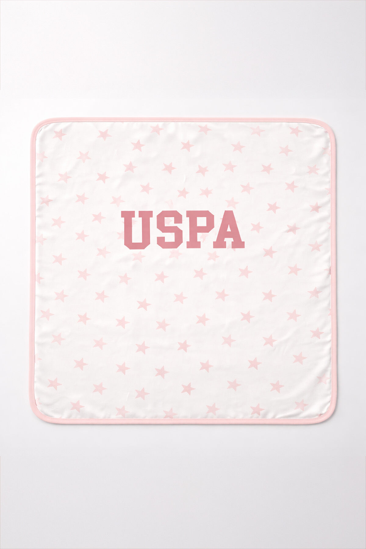 U.S. Polo Assn Kız Bebek Beyaz Battaniye
