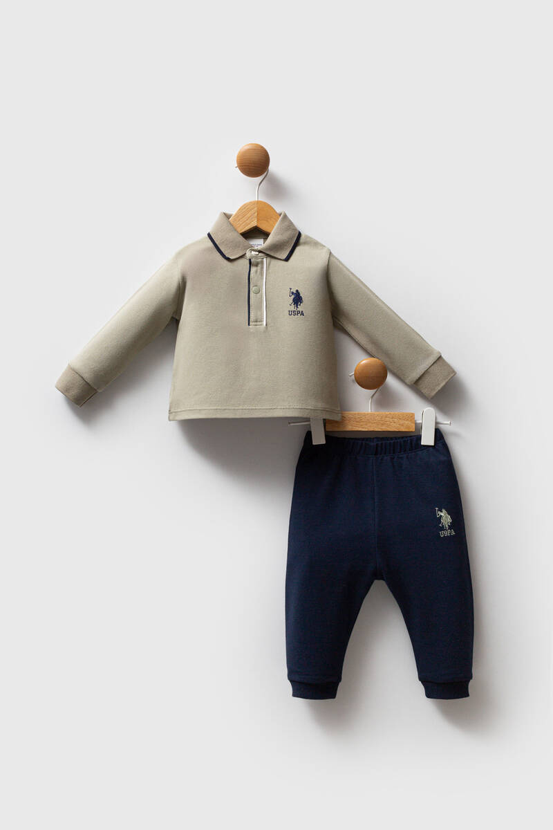U.S. Polo Assn Erkek Bebek Yeşil Bebek Takımları