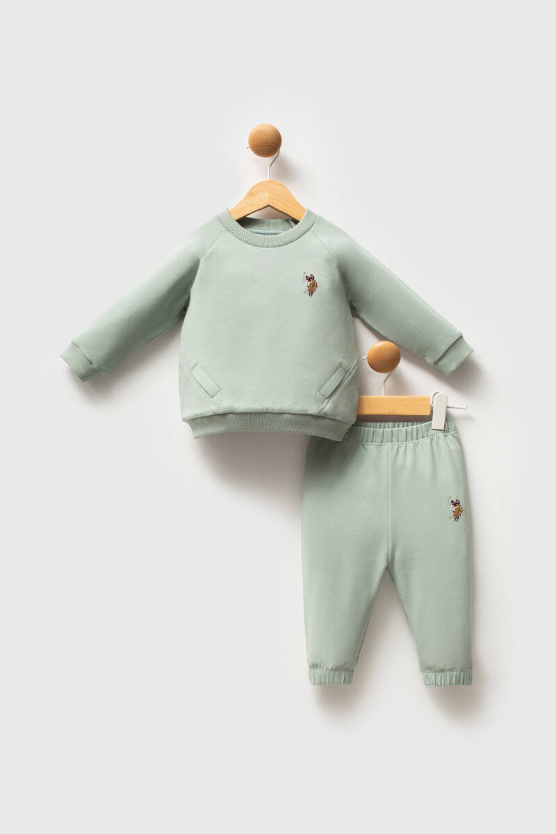 U.S. Polo Assn Erkek Bebek Yeşil Takım
