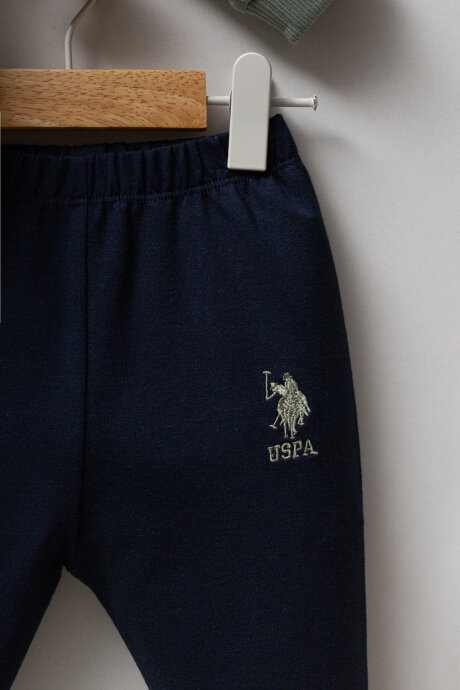 U.S. Polo Assn. Erkek Bebek Pamuklu Kışlık Regular Fit Yeşil Bebek Takımı USB2556-C-V1 - 3