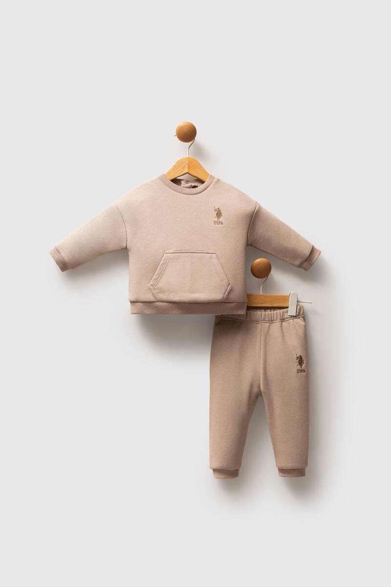 U.S. Polo Assn Erkek Bebek Kahverengi Bebek Takımları