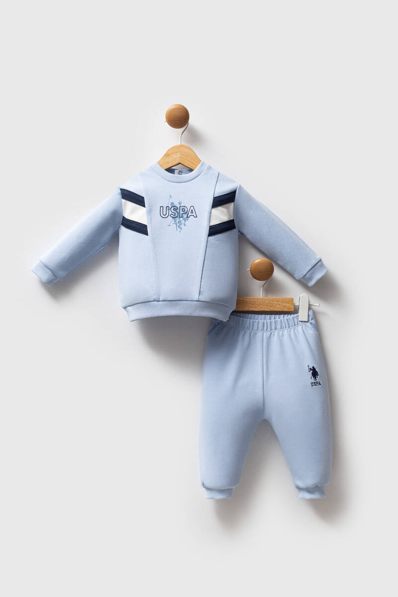 U.S. Polo Assn Erkek Bebek Mavi Bebek Takımları