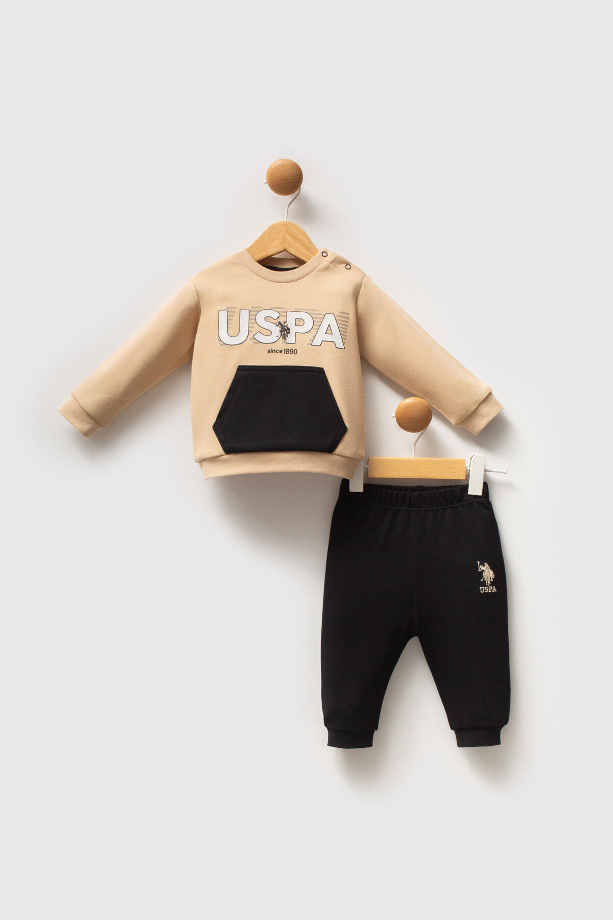U.S. Polo Assn Erkek Bebek Krem Takım
