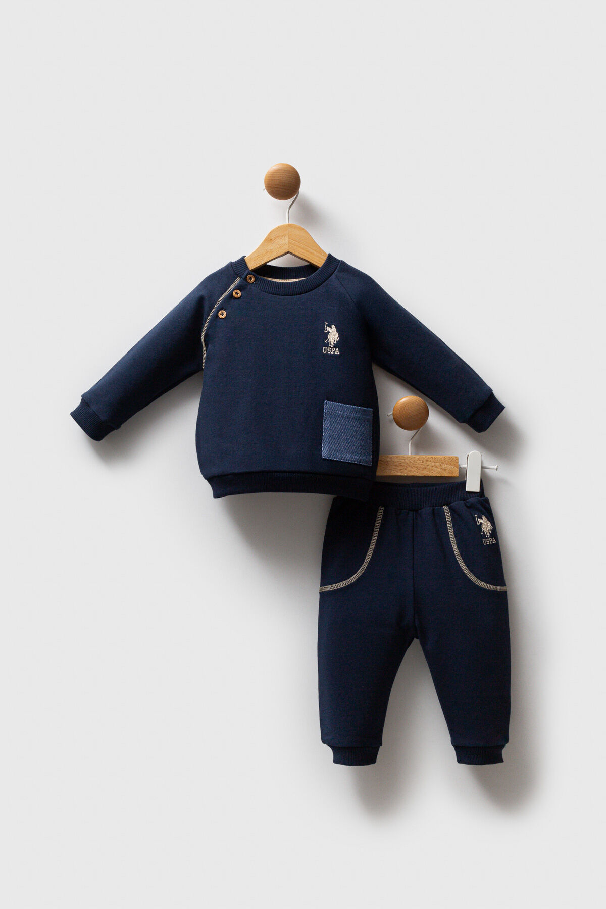 U.S. Polo Assn Erkek Bebek Lacivert Takım