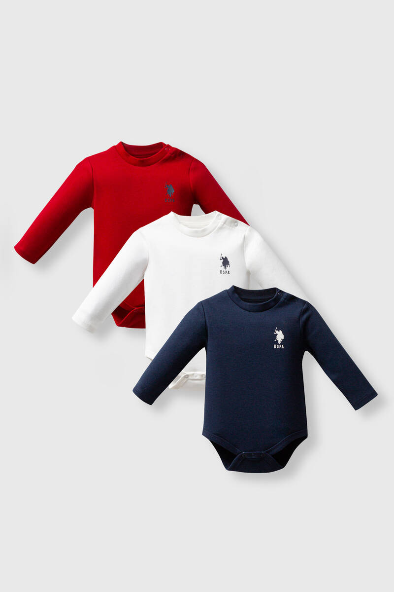 U.S. Polo Assn Erkek Bebek Lacivert 3'lü Badi Set