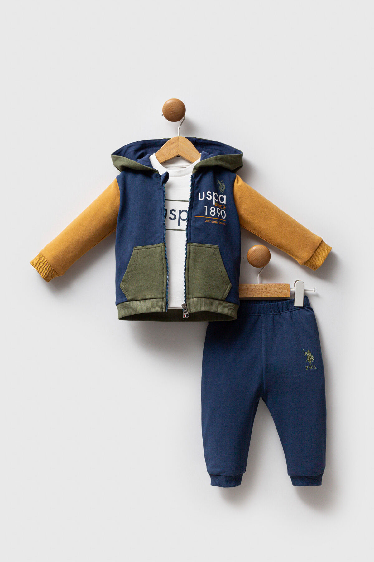 U.S. Polo Assn Erkek Bebek Mavi Takım