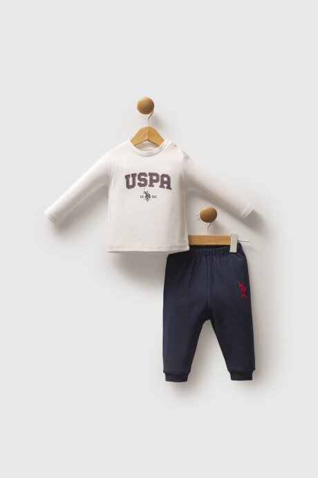 U.S. Polo Assn. Erkek Bebek Kışlık Regular Fit Lacivert Bebek Takımı USB2537-C-V1 - 2