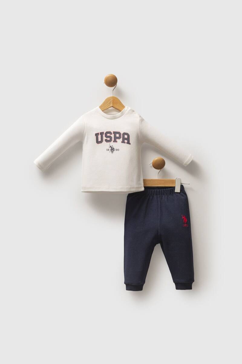 U.S. Polo Assn. Erkek Bebek Kışlık Regular Fit Lacivert Bebek Takımı USB2537-C-V1 - 2