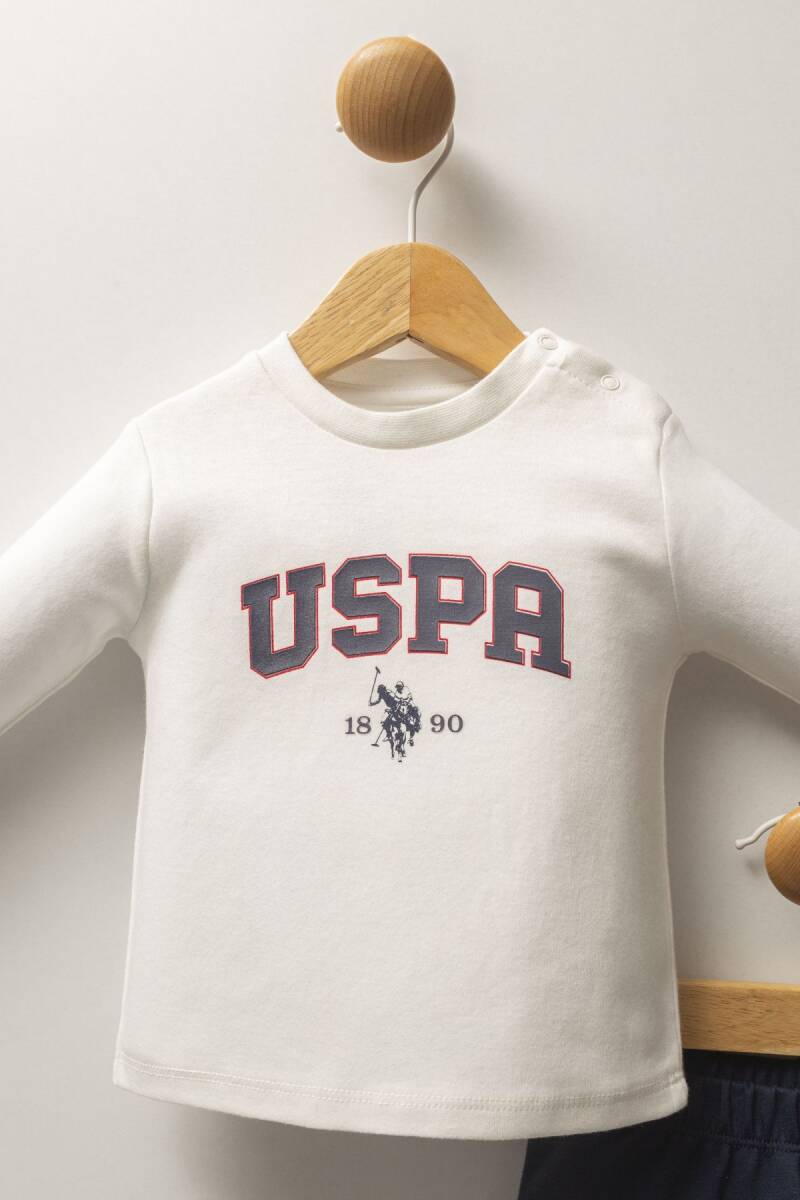 U.S. Polo Assn. Erkek Bebek Kışlık Regular Fit Lacivert Bebek Takımı USB2537-C-V1 - 5