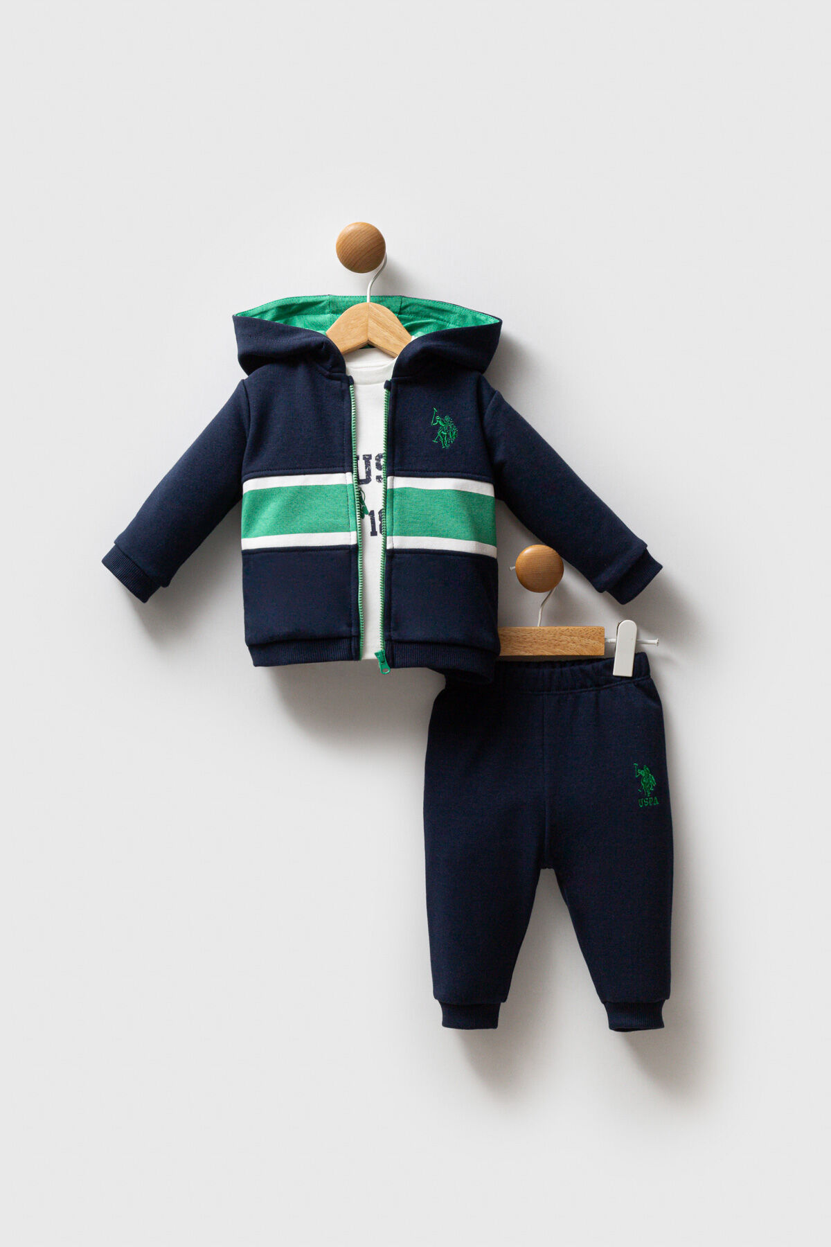 U.S. Polo Assn Erkek Bebek Lacivert Takım